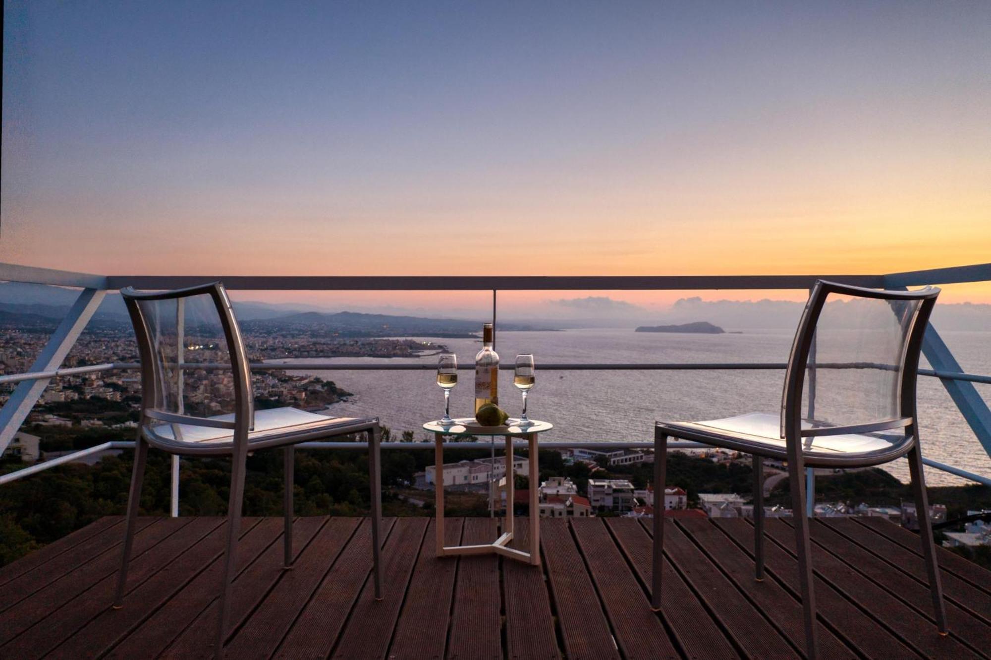 Unlimited Blue Villa Chania  Luaran gambar