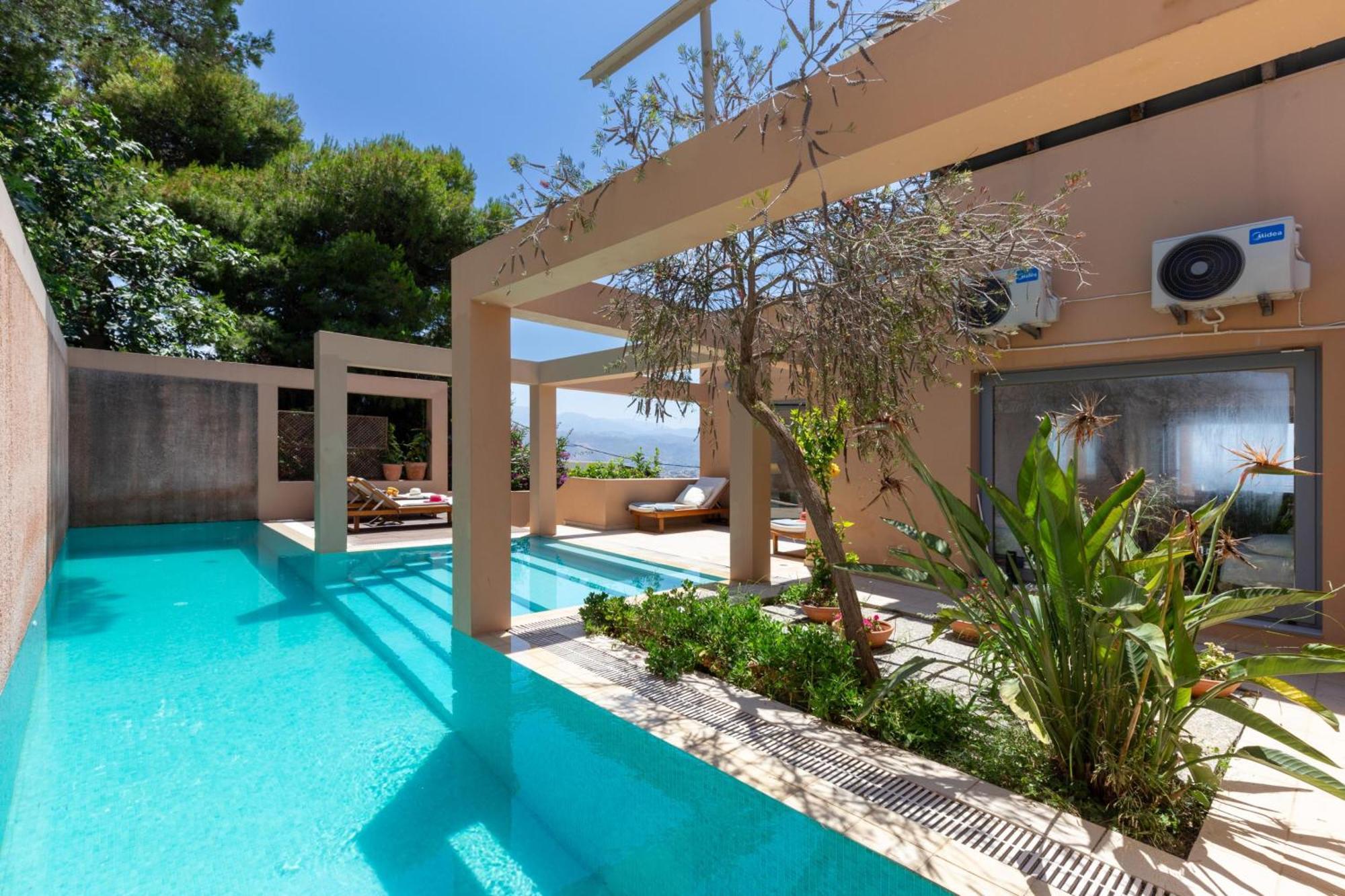 Unlimited Blue Villa Chania  Luaran gambar