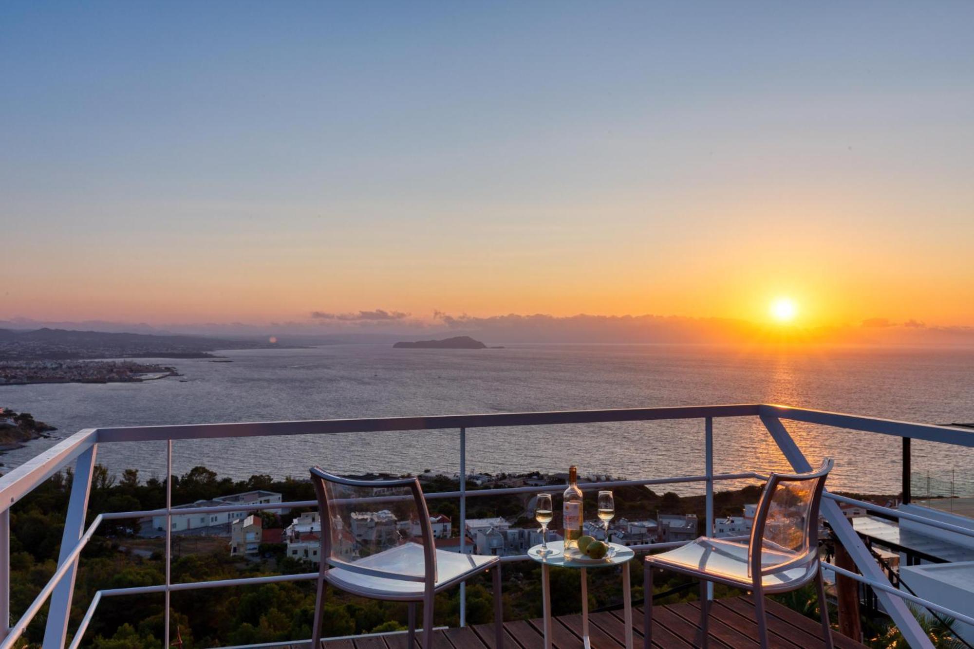 Unlimited Blue Villa Chania  Luaran gambar