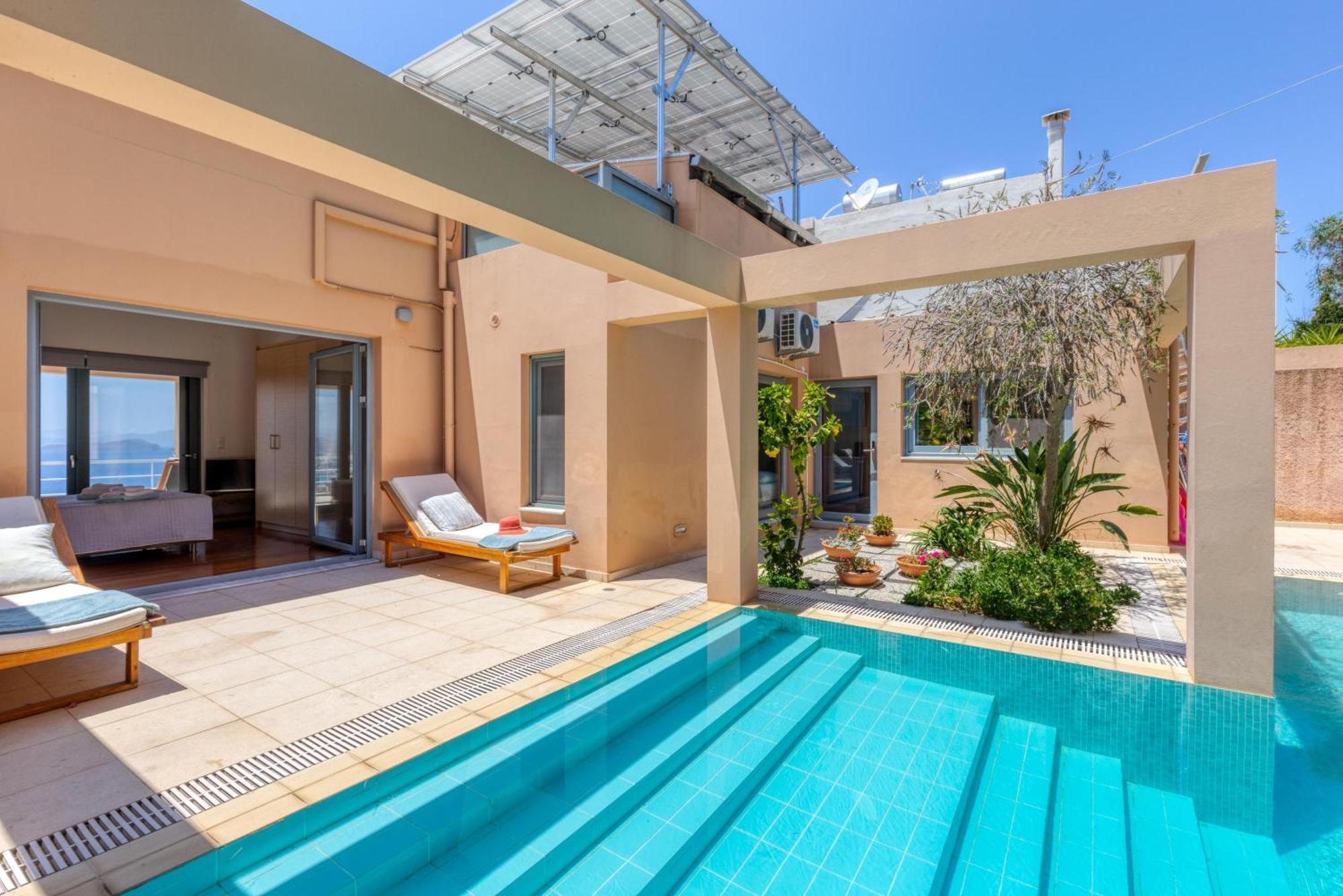 Unlimited Blue Villa Chania  Luaran gambar